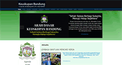 Desktop Screenshot of keuskupanbandung.org