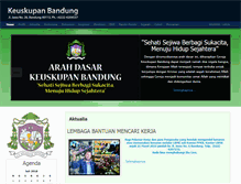 Tablet Screenshot of keuskupanbandung.org